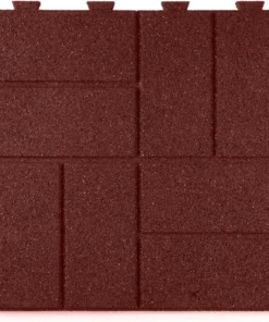 Brick Rubber Interlocking Tiles