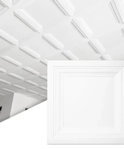 Square Drop Ceiling Tile, PVC Panel